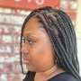 Shampoo and knotless or Box Braids