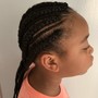 Kids Cornrows (1 Layer)