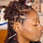 Natural Twist above ear