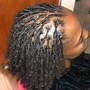 Kids combo loc retwist & style  Past Shoulder