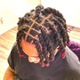 LocdndTwist  Retwist Mid back