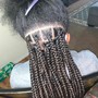 Knotless/box braid touch up