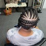 Kids cornrows without extensions