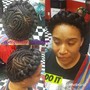 Designer Halo Braid with Weave