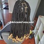 Bora Braids w/ Human Hair fed in