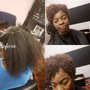 2 Strand Twist w/ Hair Added into Twist..