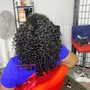 Curly hair Texture Micro Braids