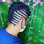 Basic Cornrows/plaits for MEN