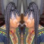 Medium size bohemian Knotless/Fulani