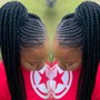 Large stitch ponytail