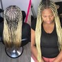 2 Feed in Braids with hair