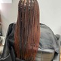 16-20 Straight Back Feed-in Braids(2rows)