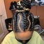 2 layer Cornrows med-large