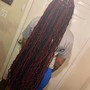 Rasta Locs (Hand Wrapped)Butt Length