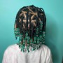 Natural Hair Individuals Twists or Individual Braids (Medium)