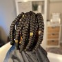 Medium Goddess faux locs (partial)