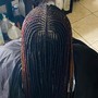 Small medium knotless braids