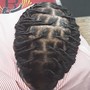 Individual Braids (half head)