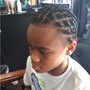 Individual Braids (half head)