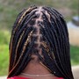 Small Knotless Box Braids