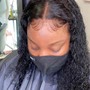 tapein extensions install with hair