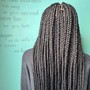 Hair Included !Extra Small Knotless Braids