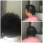 Retwist  w/Bantu knots