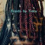 Medium goddess/boho Braids(shoulder length)