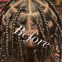 Knotless Boho Bob