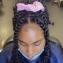 Bra length Individual Braids