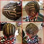 Kid's Braids ages 3-8 (Natural hair only)