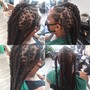 Cornrows Feed-In Ponytail