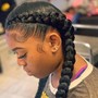 Natural hair Braids