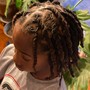 Kids combo loc retwist & style  Past Shoulder