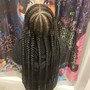 Medium Knotless braids