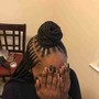 Medium box braid mid back