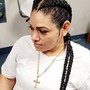 Kid's cornrows (with extensions)