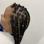 Med Knotless Braids