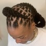 Med Knotless Braids