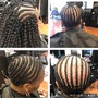 Individual Braids / French knotless  braids