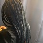 Goddess/bohemian  Braids waist length (medium)