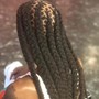 Retwist Long Locs with 6-8 braids