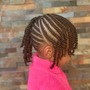 Cornrow Braids (no hair added)