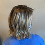 Partial foil highlights/Peekaboos