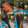 Cornrowed Crochet twist/box braids