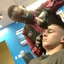 In the Studio/RazorHotTowl Bald head shave