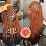 Small Tribal w/Smedium Box Braids-Waist Length