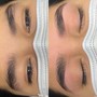 Brow lamination with tint