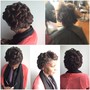 Flat Twists with natural hair