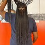 Knotless box braids